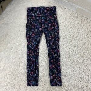 Lululemon Fast and Free Tight II 25" *Non-Reflective Nulux Activate Floral Multi
